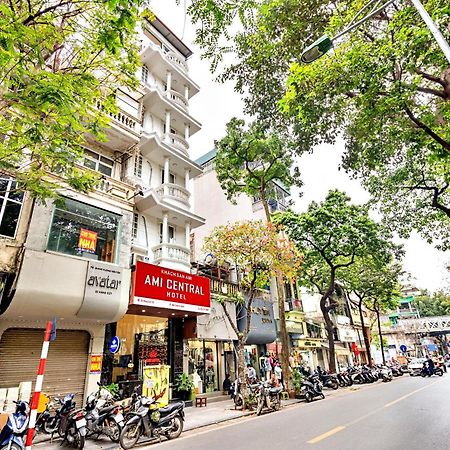 Hanz Ami Central Hotel ハノイ市 エクステリア 写真
