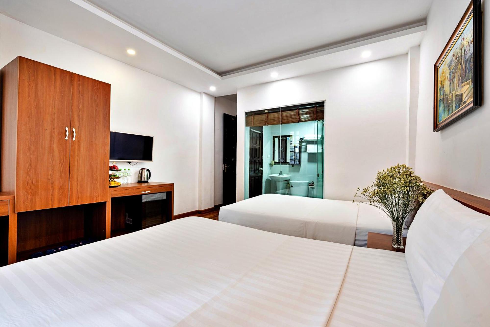 Hanz Ami Central Hotel ハノイ市 部屋 写真