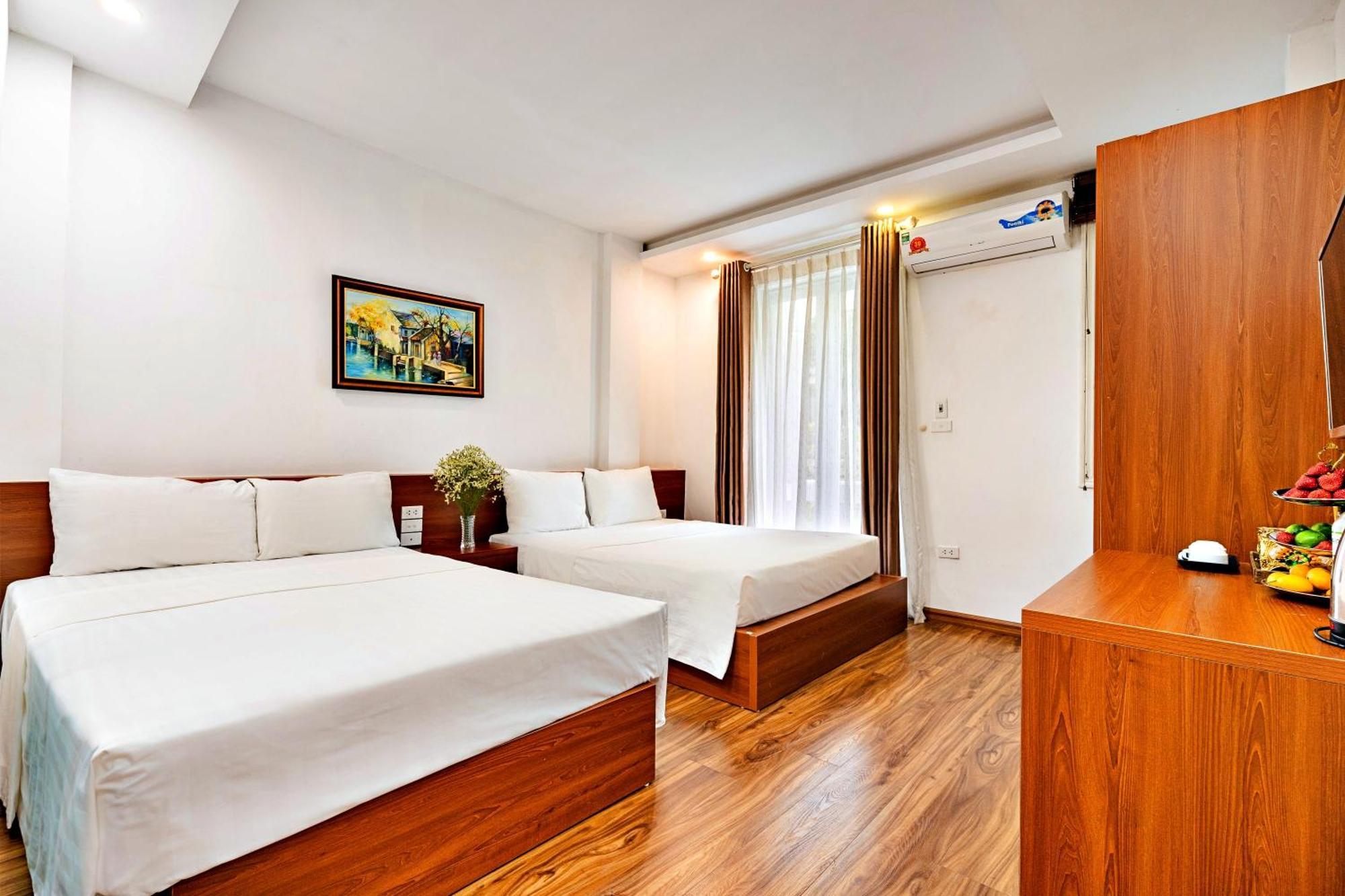 Hanz Ami Central Hotel ハノイ市 部屋 写真