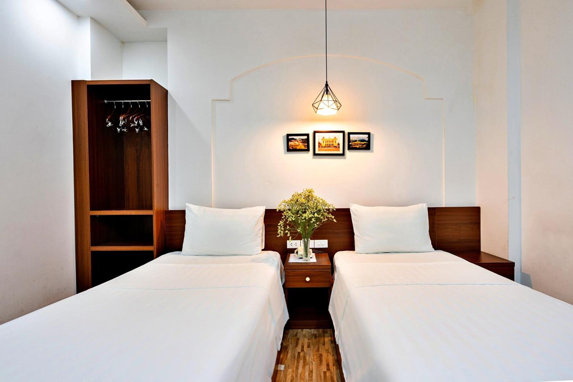 Hanz Ami Central Hotel ハノイ市 エクステリア 写真